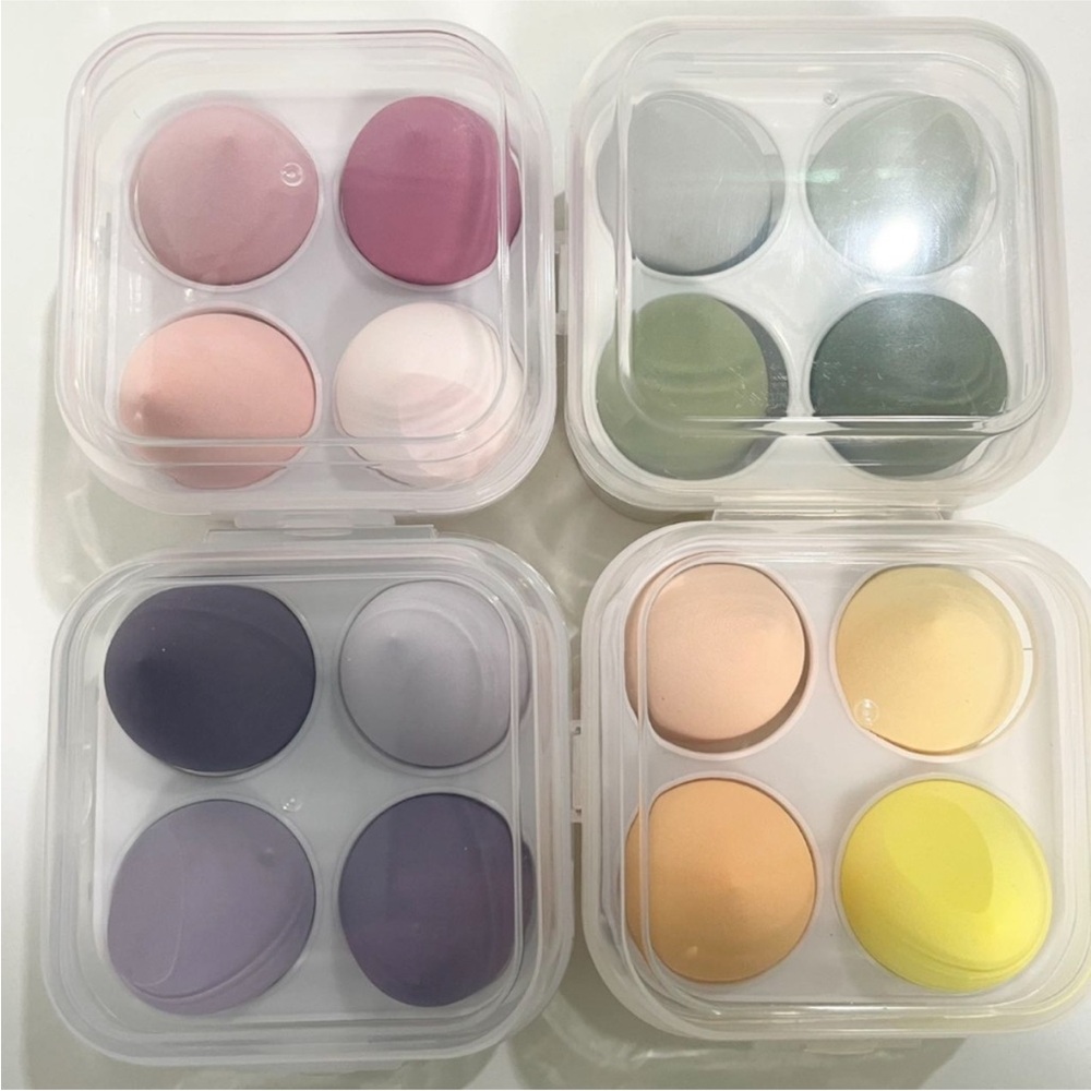 Colorful Makeup Sponge 4 Set - Picture 2 of 12